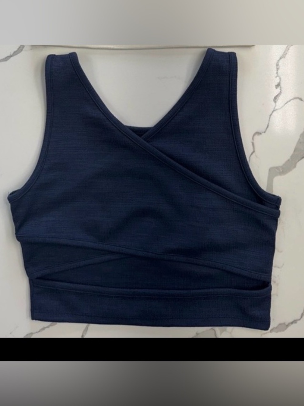 Roxy Navy Crop Top blue